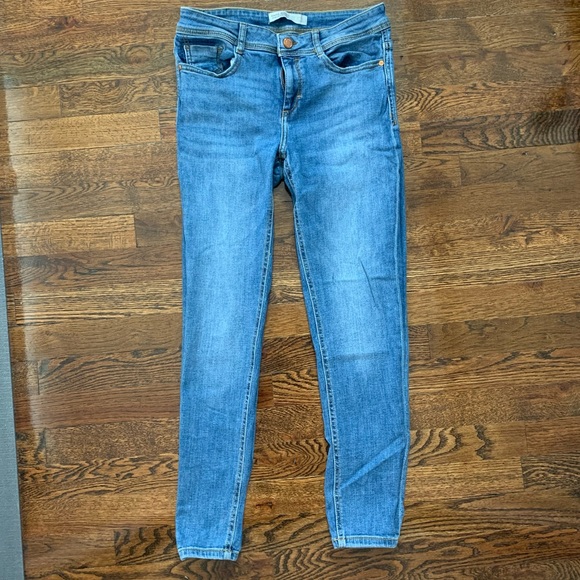 Zara Denim - Zara blue skinny jeans